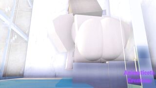 Jenny Gets Destroyed In The Shower Minecraft Hentai Animation