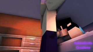 My Roommate’s Studying Str8 Lab Partner Gets Destroyed Femboy Minecraft Gangbang