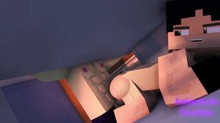 My Roommate’s Studying Str8 Lab Partner Gets Destroyed Femboy Minecraft Gangbang