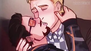 Tony gets destroyed by Steve’s thick cock rough brutal fucking