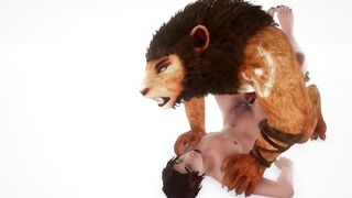 Hunger for sex 3D big bear takes brutal monster cock deep in tight hole