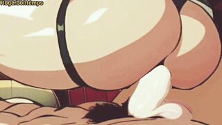 Rough car sex cartoon hentai where animated dick creampies gay anal outside