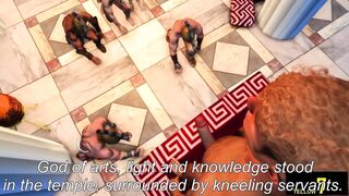 Apollo Destroyed by Rough Greek Threesome