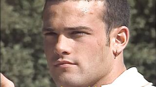 Muscle hunks force guards to strip prison riot gangbang