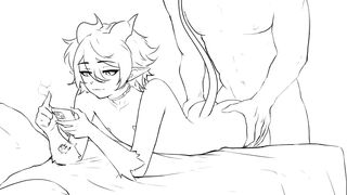 Femboy succubus gets brutally fucked by Caelum VT Felix riziy raw hentai