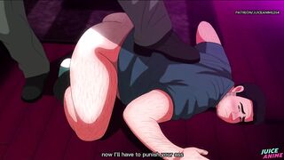 Hungry Delivery Guy Gets Fucked Raw by Chubby Bear