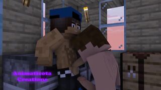 Enjoying my morning coffee while he enjoys my morning cock Minecraft gay sex mod