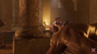 Gay Baldur's Gate FTM Transman Ate Dinner Then Got Choked In The Tub