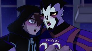Nega Ben x Rook Animated Moans Hardcore gay hentai parody with piercing blowjob