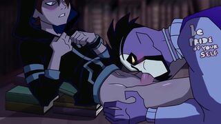 Nega Ben x Rook Animated Moans Hardcore gay hentai parody with piercing blowjob