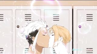 Straight guy seduced in locker room gagged with huge cock