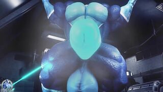 Druth tears cloth muscle bursting gay growth animation