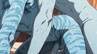 Avatar Navi bent and blown raw gay cartoon hentai