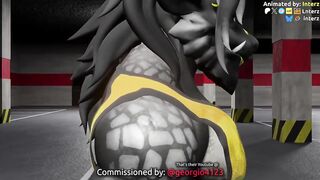 Cramped Car Hyper Growth Huge Furry Muscular Gay Cum