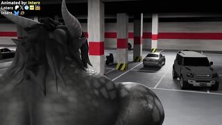 Cramped Car Hyper Growth Huge Furry Muscular Gay Cum