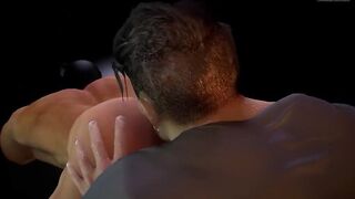 Training Archives Club TA Destroys Big Dick in Rough Gay Blowjob