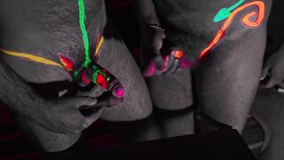 Twink Na'vi gets destroyed with big cock cumshot