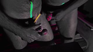Twink Na'vi gets destroyed with big cock cumshot