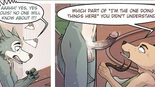 Beastars Louis gets Legoshi's monster cock sucked raw yaoi hentai blowjob