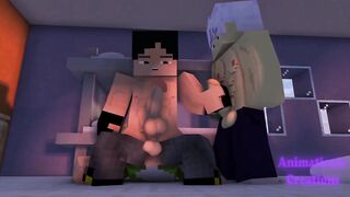 My Str8 Lab Partner Fucks Me Raw While My Roommate Watches Minecraft Gay Porn Part II
