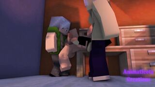 My Str8 Lab Partner Fucks Me Raw While My Roommate Watches Minecraft Gay Porn Part II