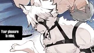 Lycaon ZZZ Gay Femboy Yaoi HD Creampie