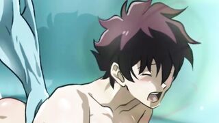 Zed and Leonardo destroyed in deep mermaid fucking gay animation