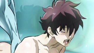 Zed and Leonardo destroyed in deep mermaid fucking gay animation