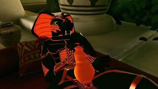 Prince Sneck's Ancient Lust deep inside VRChat dungeon