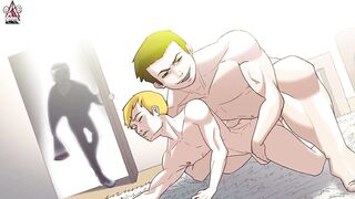 Guy Caught Getting Fucked by His Suitor raw yaoi cuckold humiliation creampie