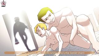 Guy Caught Getting Fucked by His Suitor raw yaoi cuckold humiliation creampie