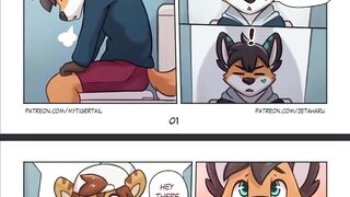 Furry comic dub day destroyed by massive public anal fucking