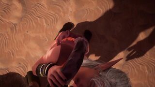 Monster Bull destroys tiny elf twink raw hardcore anal