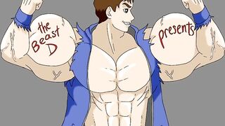 Muscle Gainer Gets His Thick Cock Stretched Beyond Limits