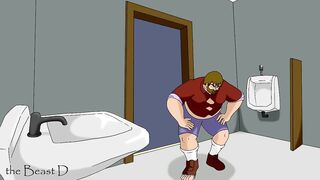 Muscle Gainer Gets His Thick Cock Stretched Beyond Limits