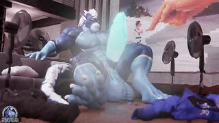 Musk sweat and pre squirt NighDruth dragon fucks him raw