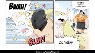 Beach Day ruined when big furry cock wrecks femboy