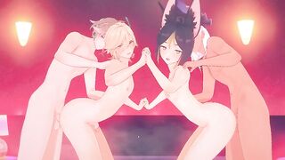 Genshin Impact Sumeru YAOI Orgy Cartoon Porn