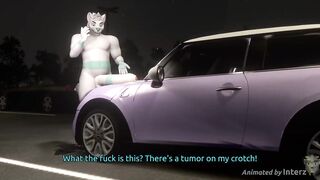 Gay muscle dick growth explodes massive hyper animation
