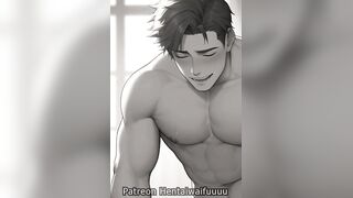 Muscular Dom wrecks his sub with a brutal raw anal fuck