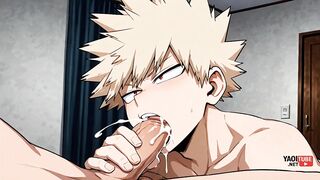 Boku No Hero Yaoi Katsuki Bakugo Raw Twink Cream Pie