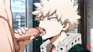 Boku No Hero Yaoi Katsuki Bakugo Raw Twink Cream Pie