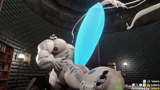 Hyper Daddy Growing Furry Muscle Magic Choked His Huge Cock