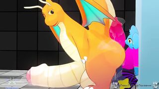 Drago Zapcat raw bareback hyper cum inflation fury gag