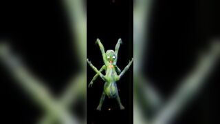 Rimming then deepthroat the alien’s thick cock until you gag