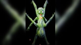 Rimming then deepthroat the alien’s thick cock until you gag