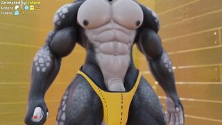 Beach Hut Muscle Growth Cum Until You Faint