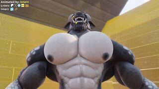 Beach Hut Muscle Growth Cum Until You Faint