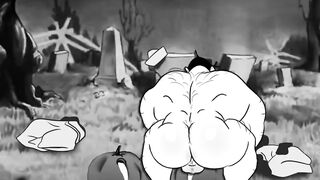 Bluto's bloated blumpkin bursts with gay muscle cum