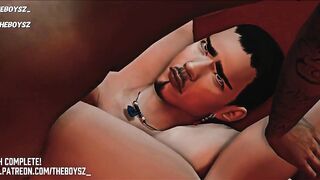 Sims 4 Gay porn behind the closed door thick ass gets destroyed